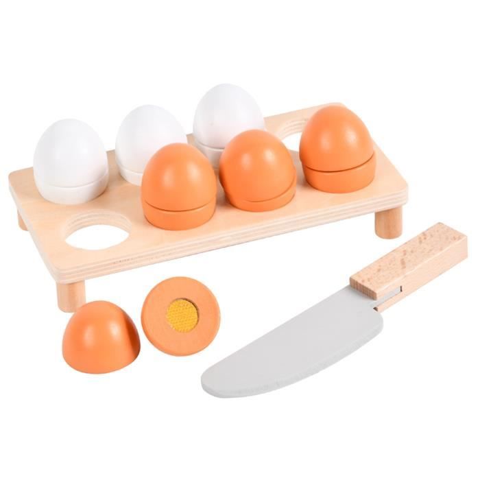 Jeu De Gâteau D’anniversaire En Bois – Faux Gâteau, Bougies, Chiffres, Plateau, Couteau – Dès 1 An, Montessori, Cadeau