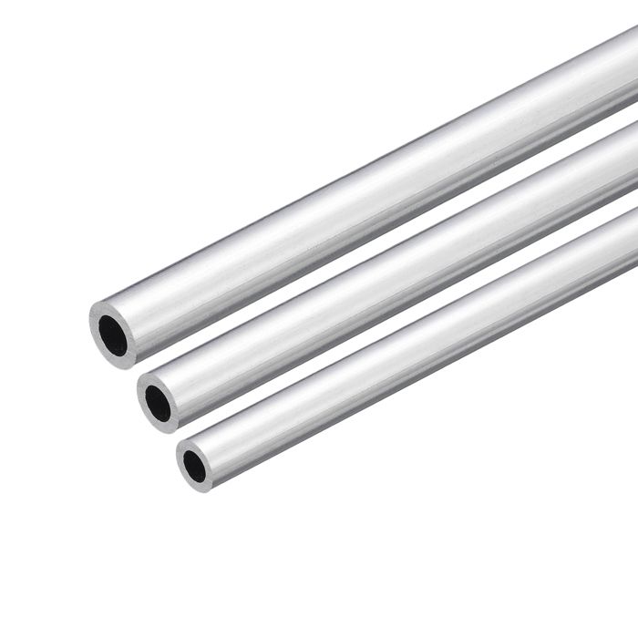 Tube Rond Aluminium 6063 - 30cm Longueur, 19mm OD 10mm ID - Sans Soudure, Idéal Bricolage & Construction