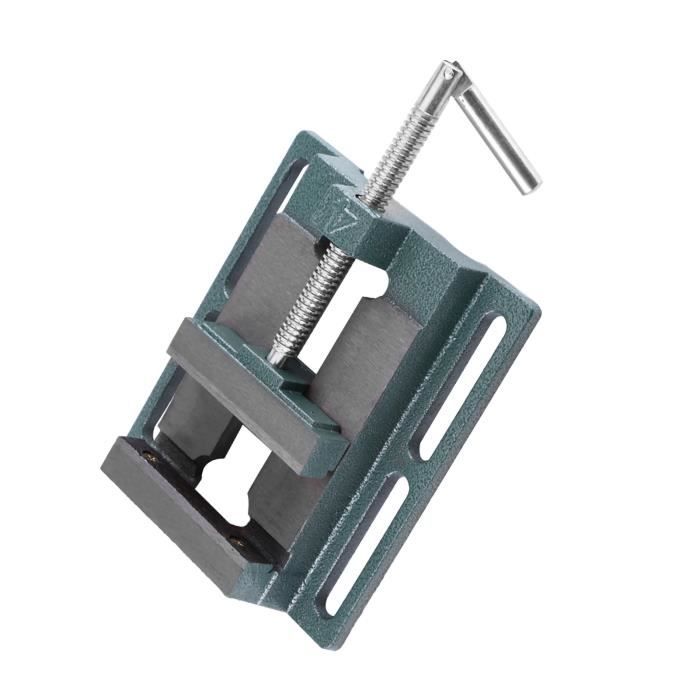 Étau De Machine 10,2 Cm Robust – Étau Perceuse/Fraiseuse En Fonte, Ouverture 11 Cm, Précision Atelier Usinage