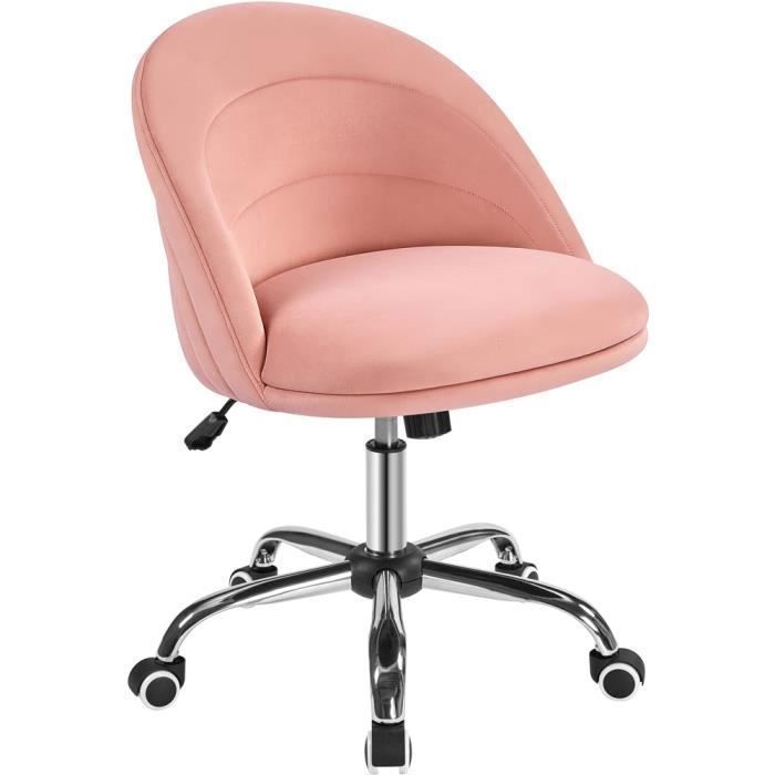 Yaheetech Chaise de Bureau Chaise d'Ordinateur Fauteuil Bureau Ergonomique Pivotant Fonction