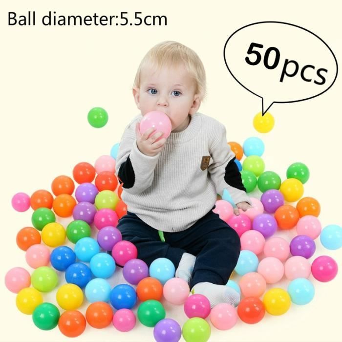 Fosse à Balles Avec 60 Balles En Plastique étoiles Et Cœurs - Pour Piscine à Balles Enfants, Aire De Jeux, Fêtes - Balles Légères Et Colorées 5.8-6.2 Cm - 8