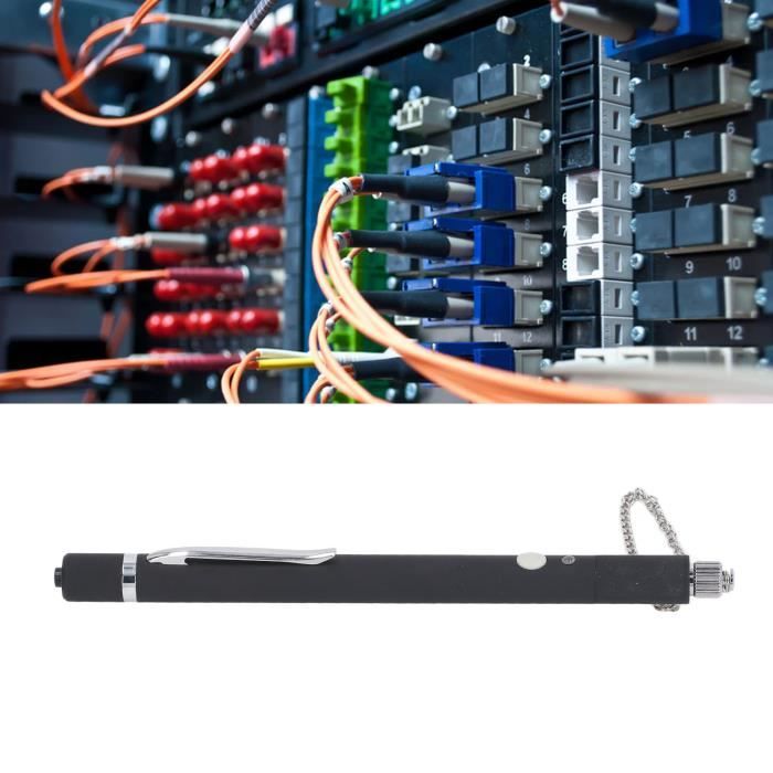 Localisateur Visuel Défauts Fibre Optique 60MW - VFL 2,5mm, Portée 60km, Pour Tests Réseau FC/SC/ST
