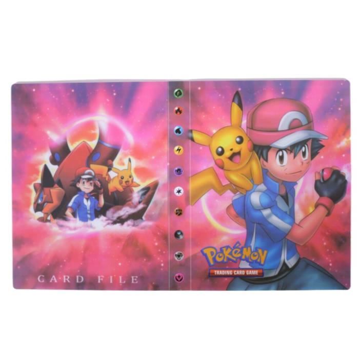 ALBUM PHOTO,16Livre De Cartes Pokémon Pour Enfants, 4 Pochettes, 240 Livres De Jeu, Collection