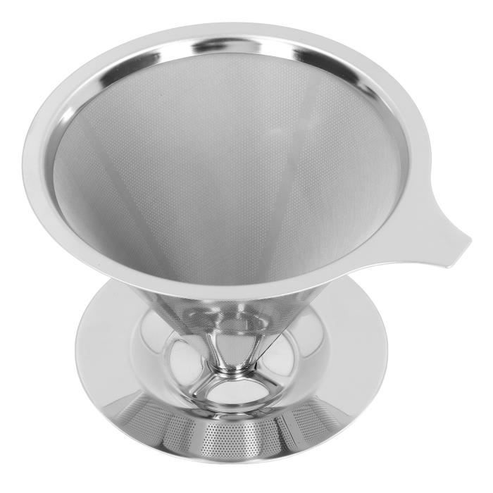 Goutteur de filtre caf en acier inoxydable rutilisable pour prparation manuelle du caf YYV - Electroménager Goutteur de filtre caf en acier inoxydable rutilisable pour prparation manuelle du caf YYV - Electroménager