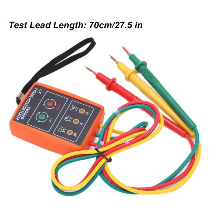 Cikonielf Testeur de rotation SP8030 Compteur de rotation triphasé