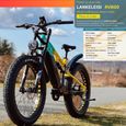 LANKELEISI RV800 Vélo électrique tout-terrain — Moteur Bafang 750 W — Batterie Samsung 20 Ah— Pneus tout-terrain 26*4.0 — jaune-1