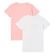 Lot x2 T-shirts Rose/Blanc Fille Calvin Klein Intense Power-1
