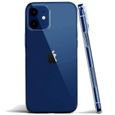 Pour Apple iPhone 12 mini 5.4": Coque Silicone gel UltraSlim et Ajustement parfait + Stylet - TRANSPARENT-1