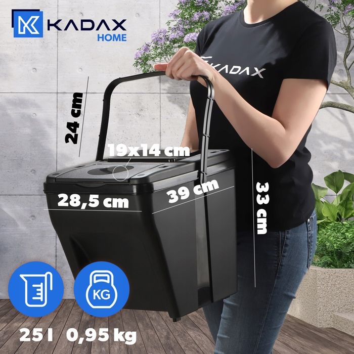 KADAX Poubelles de Tri Sélectif pour la Collecte et le Recyclage