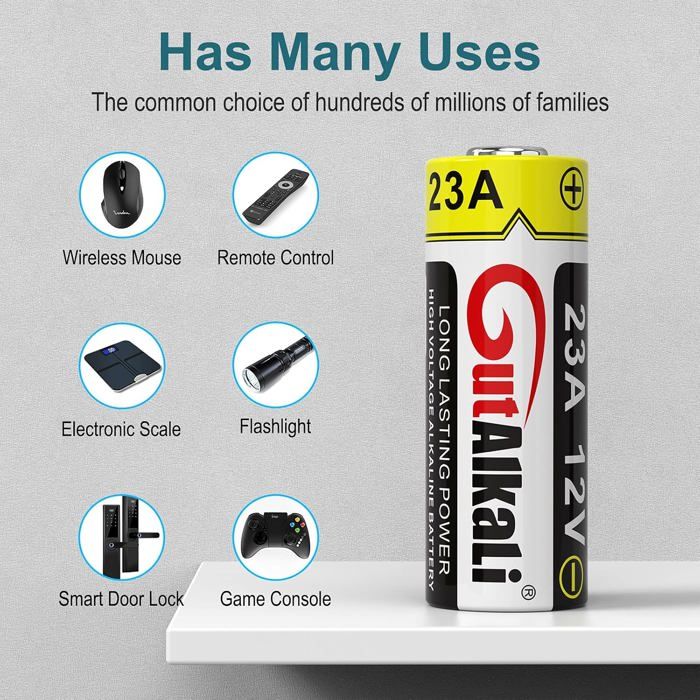 Lot De 5 Piles CR1220 3V Lithium - Haute Performance, Sans Mercure - Emballées Individuellement - Pour Montres, Calculatrices
