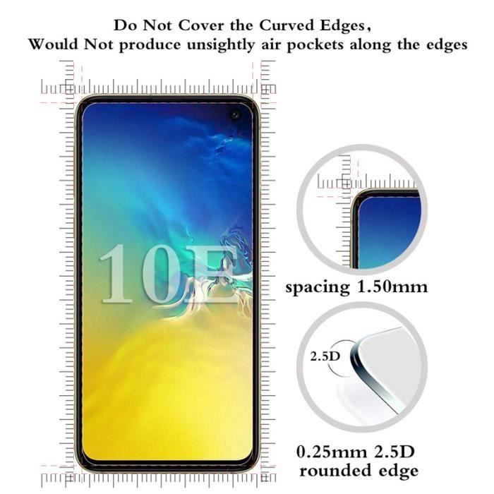 Samsung Galaxy S10e Vitre protection d'ecran en verre trempé