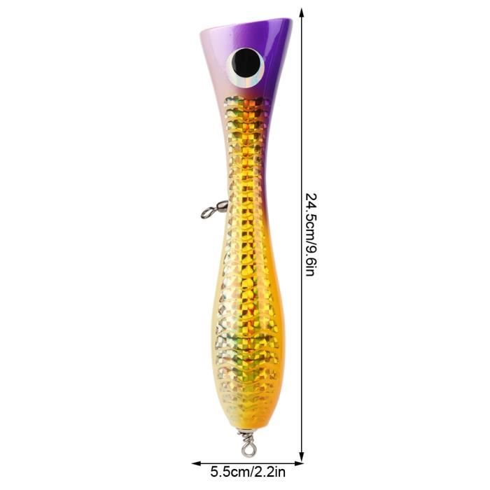 Mitraillette Peche En Mer Leurre De Pêche Topwater 150mm 58g - Appât Dur Pour Thon Et GT - Forte Tentation Pêche Sportive Gros Poissons Mitraillette Peche En Mer Leurre De Pêche Topwater 150mm 58g - Appât Dur Pour Thon Et GT - Forte Tentation Pêche Sportive Gros Poissons