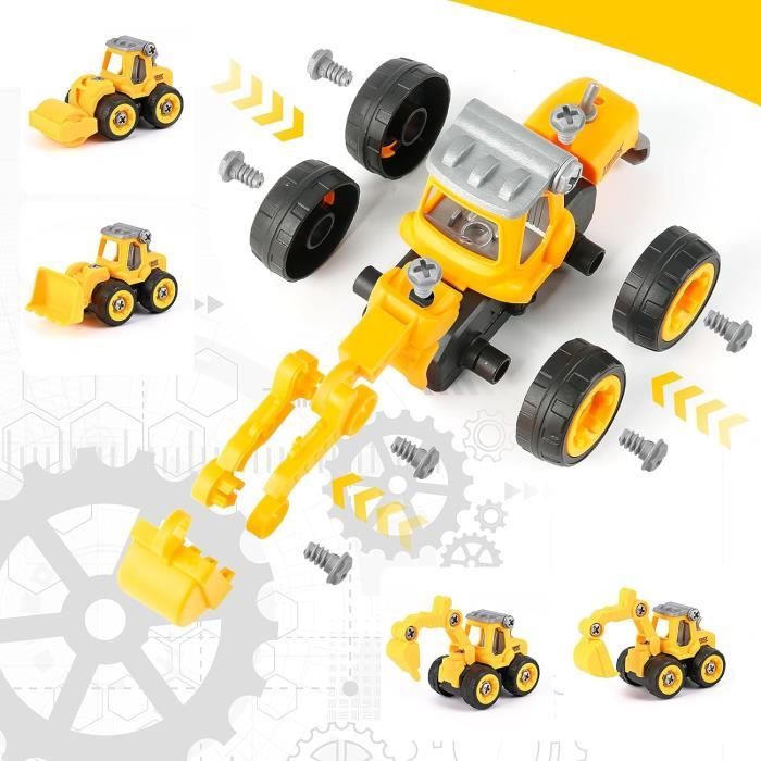 ECTEATOY Véhicules de Construction Tracteur DIY Démonter Jouet Véhicules Chantier Démontage ECTEATOY Véhicules de Construction Tracteur DIY Démonter Jouet Véhicules Chantier Démontage