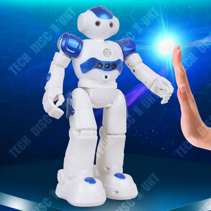 Robot Toy, Jouet robot télécommandé pour enfants, Robot Rc de programmation  intelligente, Convient aux enfants âgés de 8 ans et plus pour chanter,  danser, parler, (blanc)