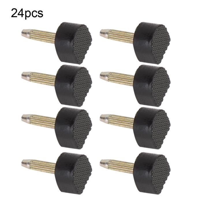 24 Embouts Pour Talons Hauts - Pointe Stiletto Antidérapante TPU, Remplacement Facile Pour Escarpins