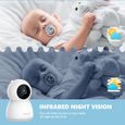CAMPARK BabyPhone 360° - Caméra 1080P - Ecran FHD 5" - Transmission sans fil-2