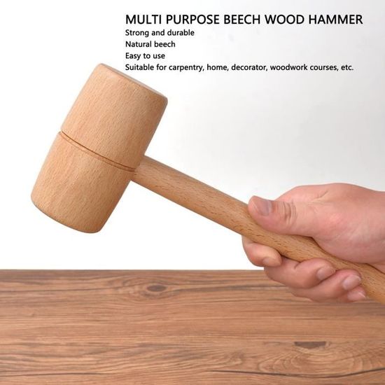 Maillet De Sculpteur Stubai Bois Hêtre 80 Mm - Mailloche 5110 - Neuf Garantie 3 Ans