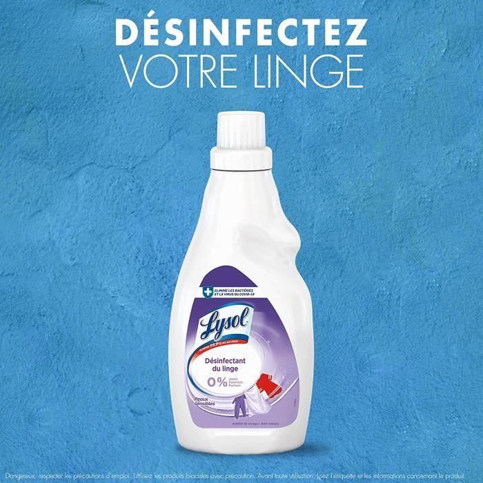 Lysol Désinfectant Du Linge, Peaux Sensibles - Lot De 4 X 720Ml