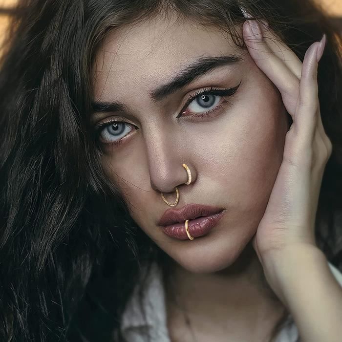 Septum Piercing Anneau De Septum Papillon 16 G/boucle D'oreille