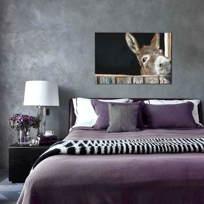Tableau Toile Willi & Hannes - Les Bovins Coquins - Art Mural Drôle Moderne