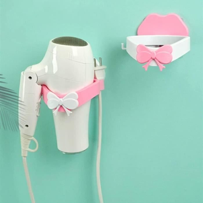 Porte-sèche-cheveux à Suspendre Casâme | Support Pour Sèche-cheveux Mural | Range Fil électrique - Pour Salle De Bain