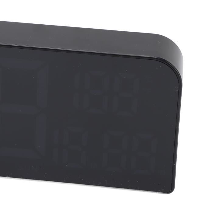 Horloge Murale Digitale Lafocuse 12" - Affichage LED Grande Taille Avec Date, Température, Alarme Et Télécommande