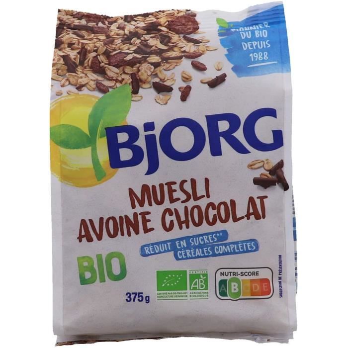 Muesli - Avoine Chocolat Bio Croustillant Céréales Complètes - Cdiscount Au  quotidien