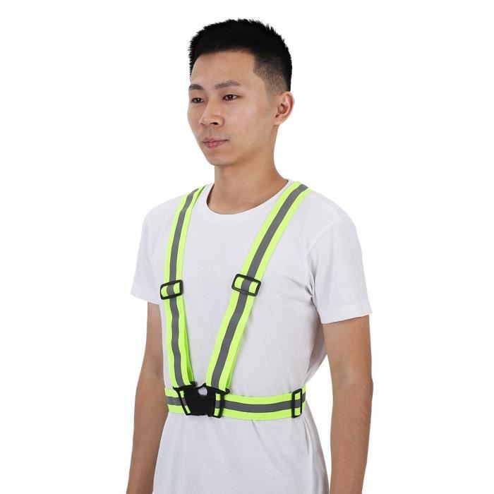 Ceinture réfléchissante ajustable en polyester pour usage de sécurité dans le trafic à Guangzhou - Chine Ceinture de sécurité réfléchissante et ceinture de sécurité réfléchissante prix