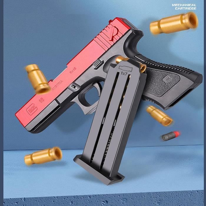 M1911 Shell Ejection Soft Bullet Toy Gun,Pistolet à Balle Molle avec  Chargeur Et Silencieux Bullets, pour Les Enfants - Cdiscount Jeux - Jouets