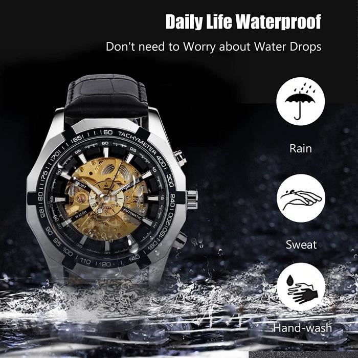 Montre Squelette Homme Montre Automatique M canique Avec Bracelet