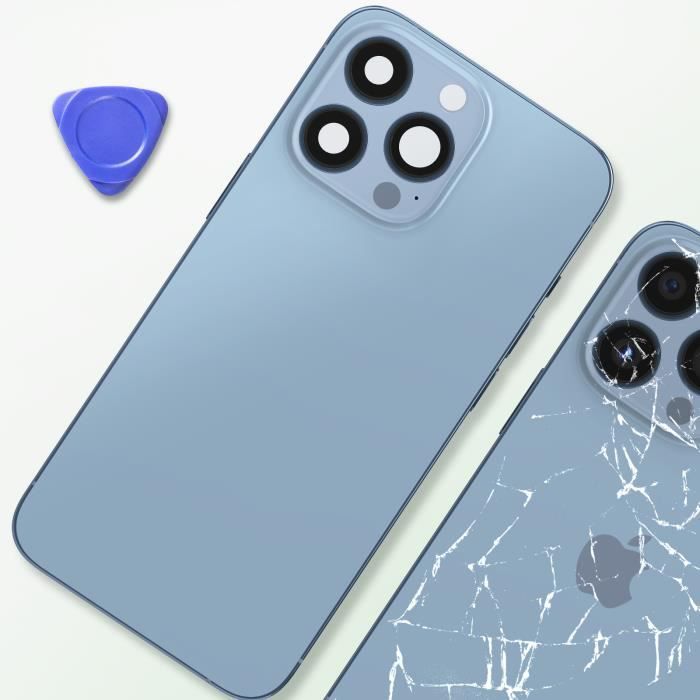 Coque arrière complète iPhone 13 Pro Max argent | Tout pour Phone