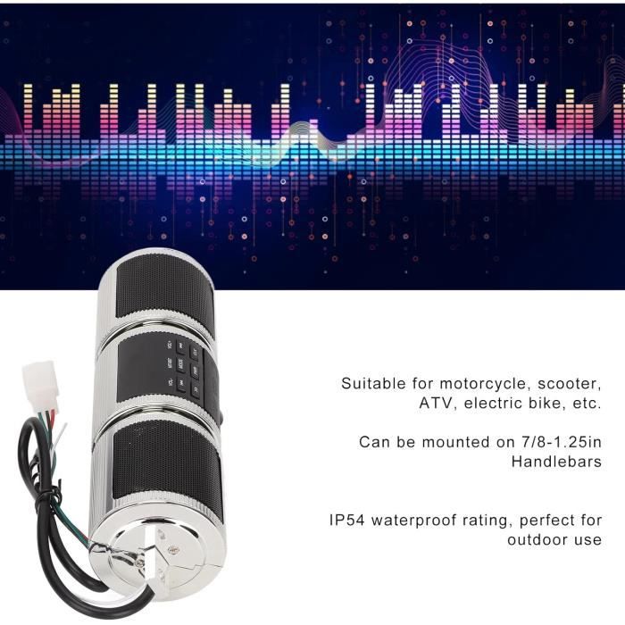 Haut-Parleurs Pour Casque Moto - Écouteurs Intégrés Au Casque - Compatible Jack 3.5mm - Pour Sports Motorisés, Ski - 12