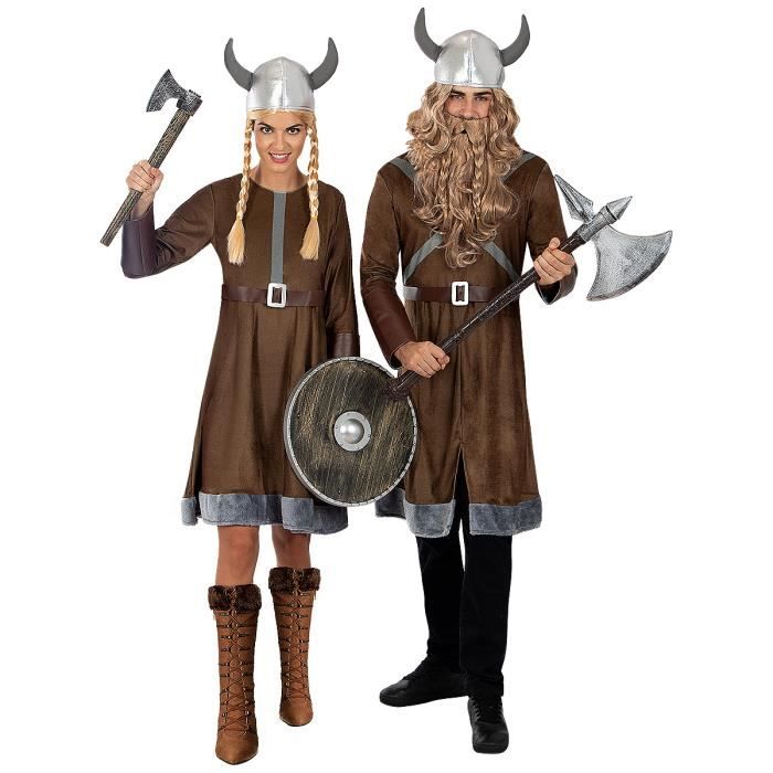Déguisement Viking Pirate Femme - FUNIDELIA - 123180 - Robe et bonnet -  Taille XS - Marron - Cdiscount Jeux - Jouets