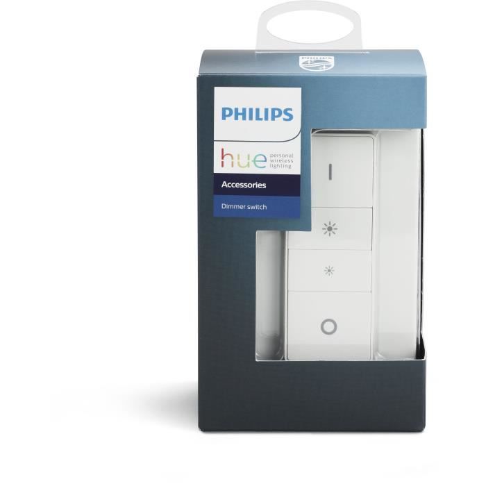 Interrupteur intelligent de lumière Philips Hue Dimmer Switch