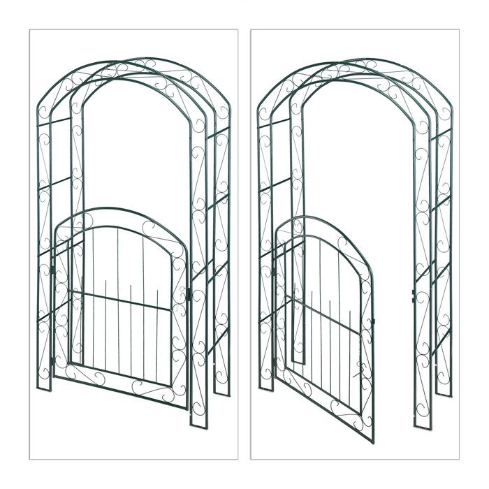 Arceau À Rosiers Tuteur Colonne De Jardin, Arche De Jardin en Métal Durable pour Plantes