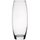 Vase en verre transparent