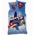 Housse de Couette et Taie Oreiller SUPERMAN CITY - Cdiscount Maison
