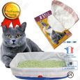 TD® La litière de chat de toilette de chat a épaissi et collectable le sac à ordures de litière de chat 91 * 48cm boîte jaune-0