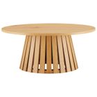 HAPPY GARDEN Table basse ronde 80cm style scandinave LIV