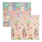 K IKIDO Tapis de jeu bébé, Tapis pliable en mousse souple,imperméable pliable à 2 faces , 177×196×1.5cm,Imperméable et facile à nettoyer