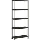 Etagère de rangement - KETER - ETAGERE PLUS 75/5 - 5 tablettes - Noir
