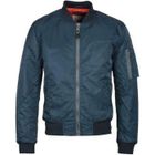SCHOTT N.Y.C. BLOUSON BOMBERS SCHOTT HOMME JET17 BLEU MARINE