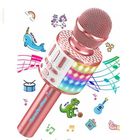 Microphone Sans Fil Karaoké Enfant avec Lumières LED - OUTAD - Q88 - Filtre anti-bruit - Changement de voix