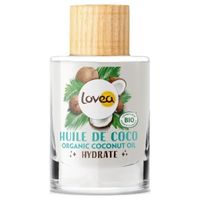 Lovea - Huile De Coco Bio Multi-Usages - Peaux Sèches & Cheveux Secs 50ml