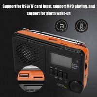 JIM-7329026637216-Radio portable multifonctionnelle lecteur MP3 entrée USB TF récepteur radio FM MW avec haut-parleur intégré