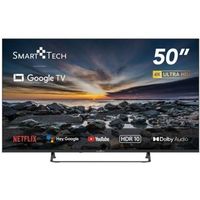 SMART TECH TV 4K UHD 50" (127cm) 50UG10V3, Smart TV Google TV, HDMI, USB, HEVC, Dolby Audio, HDR 10, CHROMESCAST, Google Assistant