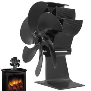 Bybule ventilateur poele a bois 6 pales - Cdiscount