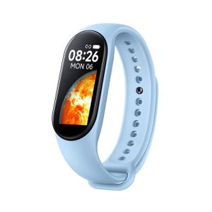 Montre connectée sport Bleu-M7 Smart Band Fitness Tracker Smartwatch pour