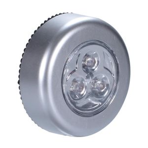 6 Leds 2835 SMD Veilleuse Touche Presse Magnétique Pile Lampe Murale