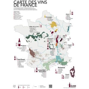 Carte Des Vins De France Cdiscount